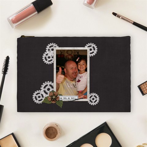 Cosmetic Bag (l) : Dad 2 By Jennyl Front
