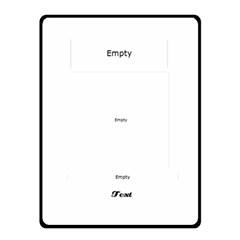 wanted - 50  x 40  Two Sides Fleece Blanket (Small)