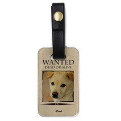 wanted - Luggage Tag (one side)