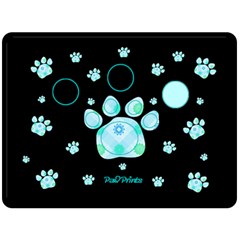 blanket paw - 80  x 56  Fleece Blanket (Large)