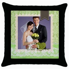 wedding (5 styles) - Throw Pillow Case (Black) wedding (5 styles) - Throw Pillow Case (Black)