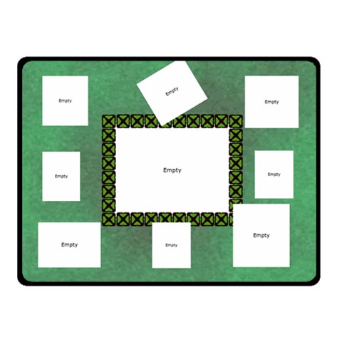 Zoo Blanket, Double Layer(small) By Joy Johns 45 x34  Blanket Back
