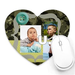 usa - Heart Mousepad