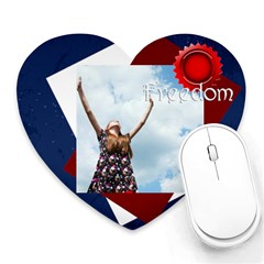 usa - Heart Mousepad