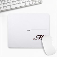 Mousepad_Quatrefoil - Monogram9 - Large Mousepad