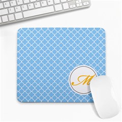 Mousepad_Quatrefoil - Monogram12 - Large Mousepad