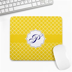 Mousepad_Quatrefoil - Monogram04 - Large Mousepad