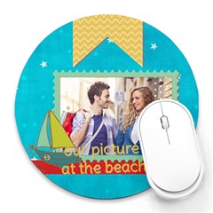 summer - Collage Round Mousepad