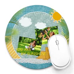summer - Collage Round Mousepad