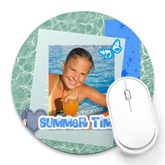 summer - Collage Round Mousepad