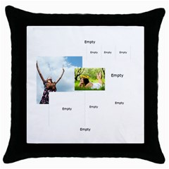 usa 4 july (5 styles) - Throw Pillow Case (Black)