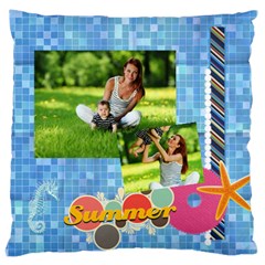 summer - Large Cushion Case (Two Sides) summer - Large Cushion Case (Two Sides)