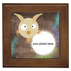 Capricorn Zodiac Framed Tile