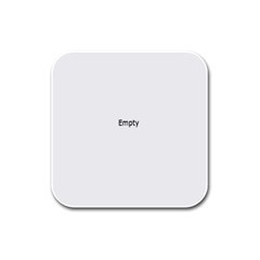 crown/pillow coasters - Rubber Square Coaster (4 pack)