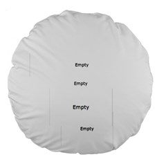 pig - Large 18  Premium Round Cushion 