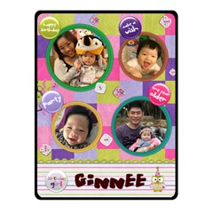 Birthday  - 50  x 40  Fleece Blanket (Small)