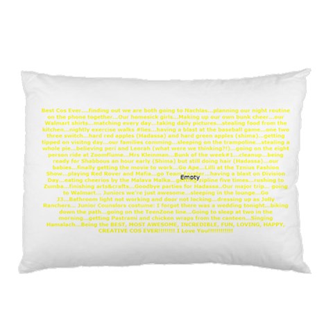 Camp Pillow By Gila Weg Back