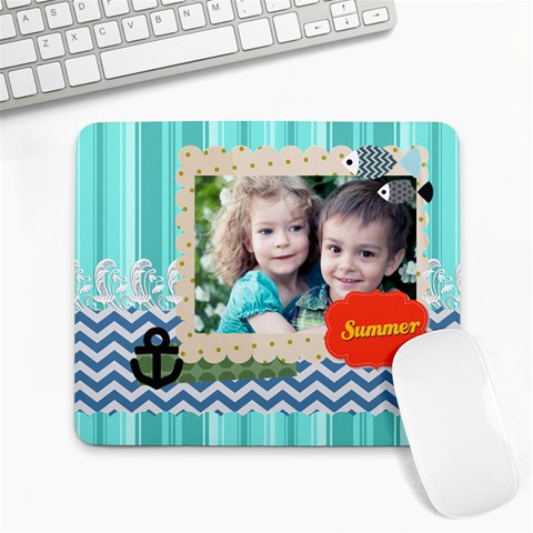 Summer By Summer Time 9.25 x7.75  Mousepad - 1