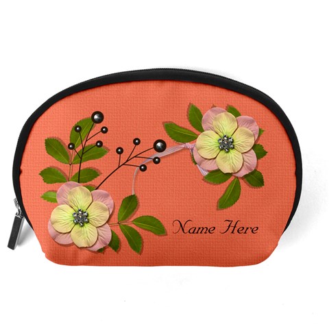 Pouch (l) : Big Flowers By Jennyl Back