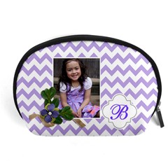 Pouch (l) : Violet Chevron