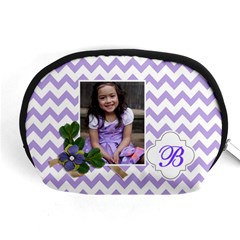 Pouch (m): Violet Chevron