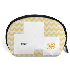 Pouch (l) : Yellow Chevron