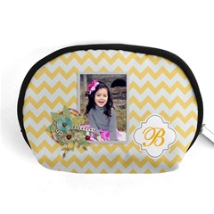 Pouch (m): Yellow Chevron