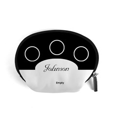 Classic Black And White Accessory Pouch (small)