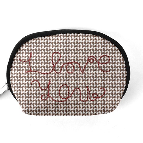I Love You Accessory Pouch M By Zornitza Back
