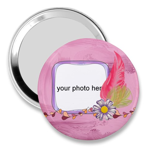 Watercolor Handbag Mirror By Zornitza Front
