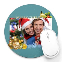 xmas - Collage Round Mousepad