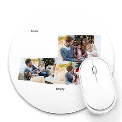 xmas - Collage Round Mousepad