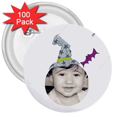 3 button 100 pack - 3 Button (100 pack) 3 button 100 pack - 3 Button (100 pack)