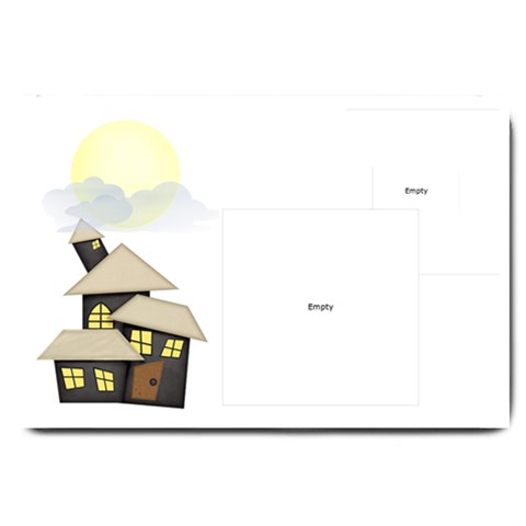 Spooky Large Doormat By Lisa Minor 30 x20  Door Mat
