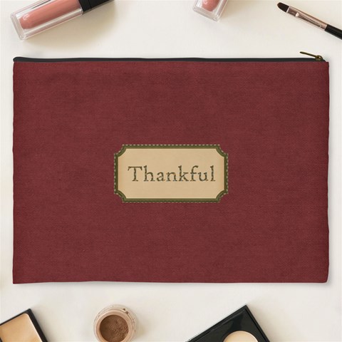 Ode To Autumn Xxxl Cosmetic Bag By Lisa Minor Back