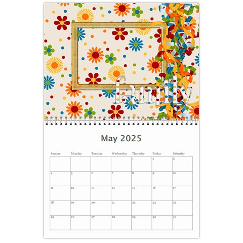 2025 Calendar Mix 1 By Lisa Minor May 2025