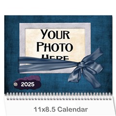 2025 Lavender Rain Calendar - Wall Calendar 11  x 8.5  (12-Months)
