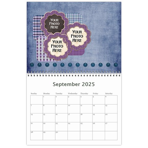 2025 Lavender Rain Calendar By Lisa Minor Sep 2025
