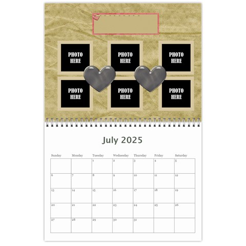 2025 Amore Calendar 1 By Lisa Minor Jul 2025
