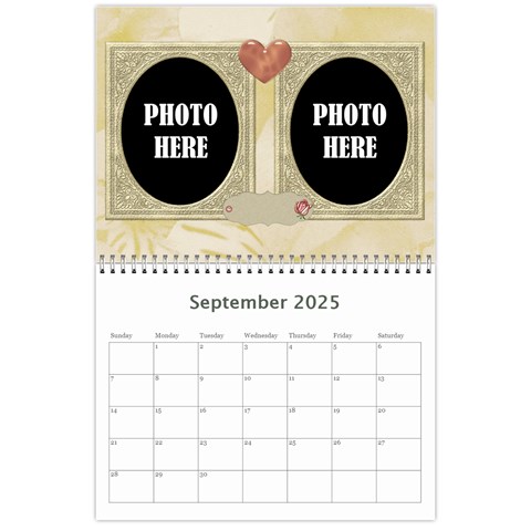 2025 Amore Calendar 1 By Lisa Minor Sep 2025