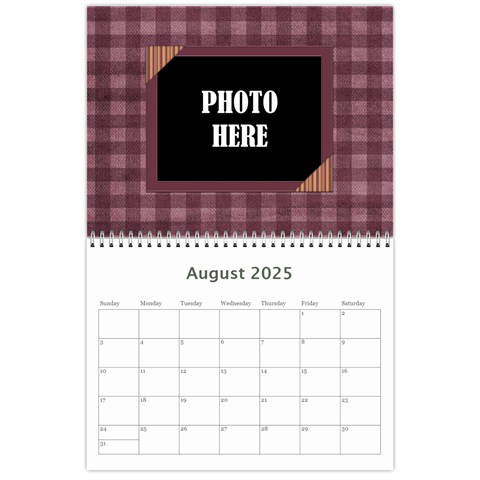 2025 Quilted Calendar 1 By Lisa Minor Aug 2025