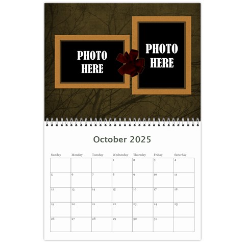 2025 Tangerine Breeze Calendar 1 By Lisa Minor Oct 2025
