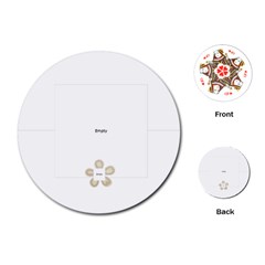 Christmas Dazzle Playing Cards 2 - Playing Cards Single Design (Round)