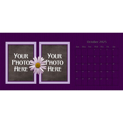 2025 Lavendar Rain 11x5 Calendar By Lisa Minor Oct 2025