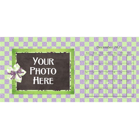 2025 Lavendar Rain 11x5 Calendar By Lisa Minor Dec 2025