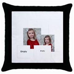 xmas - Throw Pillow Case (Black) xmas - Throw Pillow Case (Black)