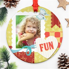 kids - Round Ornament (Two Sides) kids - Round Ornament (Two Sides)
