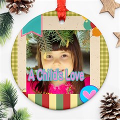 kids - Round Ornament (Two Sides) kids - Round Ornament (Two Sides)