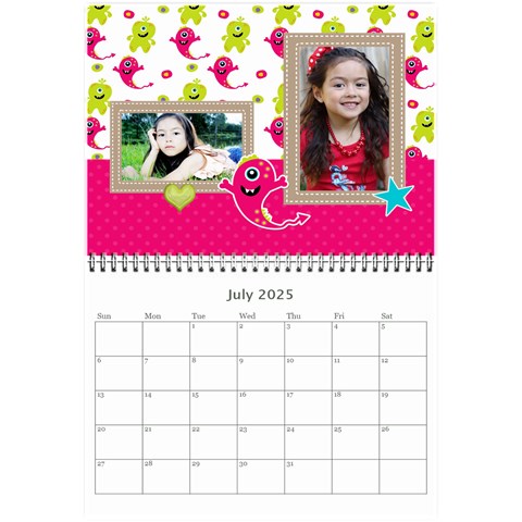 Wall Calendar 8 5 X 6: My Lil By Jennyl Jul 2025
