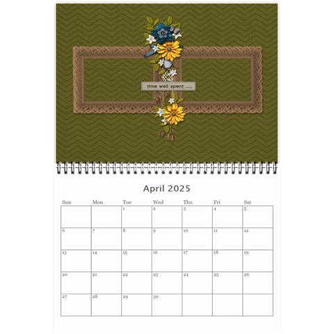 Wall Calendar 8 5 X 6: Together As Family By Jennyl Apr 2025